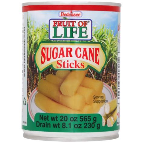 Fruit Of Life Sugar Cane Sticks Regular Cut 20oz