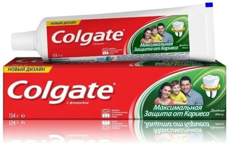 Характеристики модели Зубная паста Colgate "Двойная мята", максимальная ...
