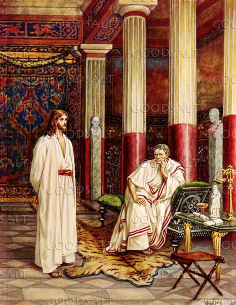 Pilate Privately Examines Jesus GoodSalt