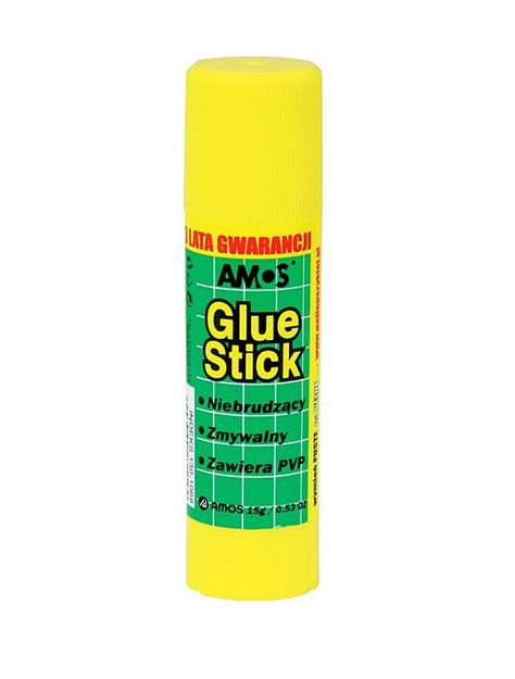 Klej W Sztyfcie Amos 15g Glue Stick Amos Sklep EMPIK