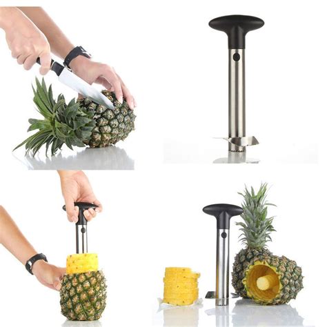 JetPineapple™ - New and Innovative Stainless Steel Pineapple Slicer, P ...