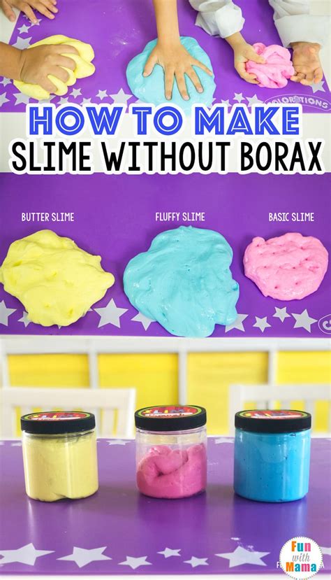 How To Make Slime Without Borax Or Liquid Starch