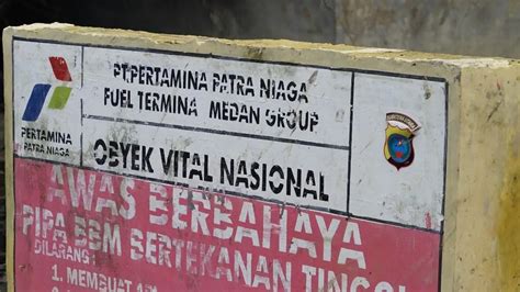 Pencurian BBM Di Belawan Sebabkan Kebocoran Pipa Pertamina Dan Insiden