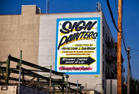 Artisanal Advertising Reviving The Tradition Of Hand Painted Signs