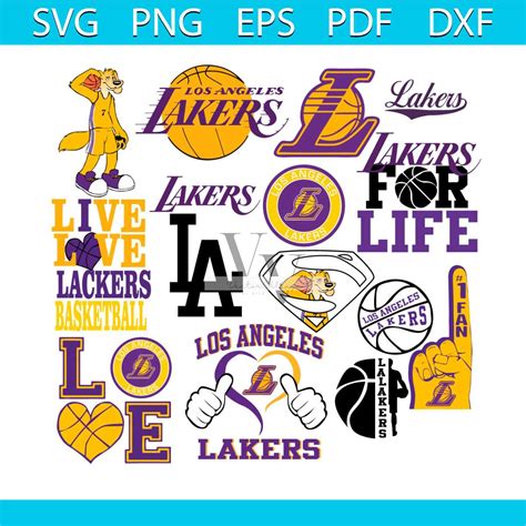 Los Angeles Lakers Logo Bundle Svg Los Angeles Lakers Logo Inspire Uplift