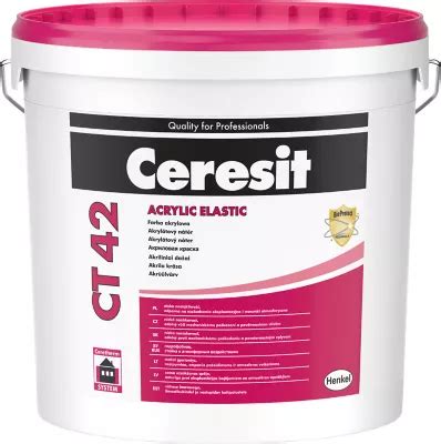 CERESIT CT 42 ACRYLIC ELASTIC AKRILINIAI DAŽAI CERESIT