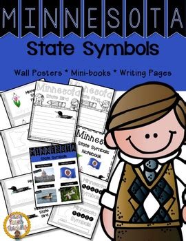 Minnesota State Symbols Notebook by Easy Peasy Teaching | TPT