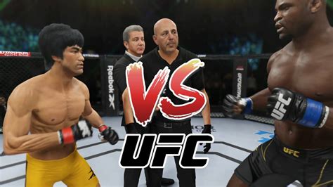 Bruce Lee Vs Francis Ngannou K1 EA Sports UFC 4 K1 Rules YouTube