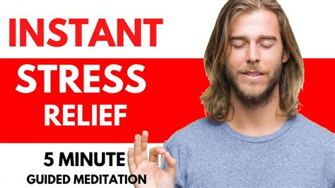 Minute Instant Stress Relief Meditation Guided Meditation Youtube