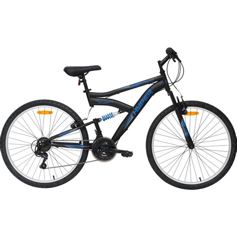 Hyper Bikes Dual Suspension Bike 66cm Black Big W