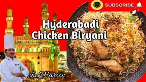 Hyderabadi Chicken Biryani Recipe हैदराबादी चिकन बिरयानी Chicken Dum Biryani Youtube