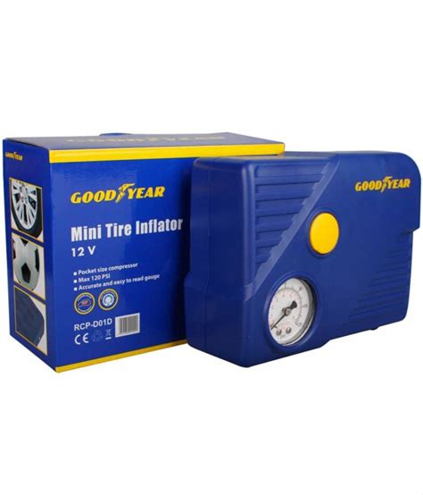 Goodyear 120 Psi Mini Tyre Inflator Buy Goodyear 120 Psi Mini Tyre Inflator Online At Low Price