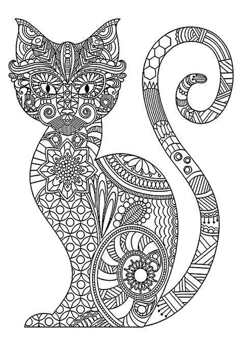 Coloriage Chat A Colorier Dessin Imprimer Cat Coloring Page Pages The