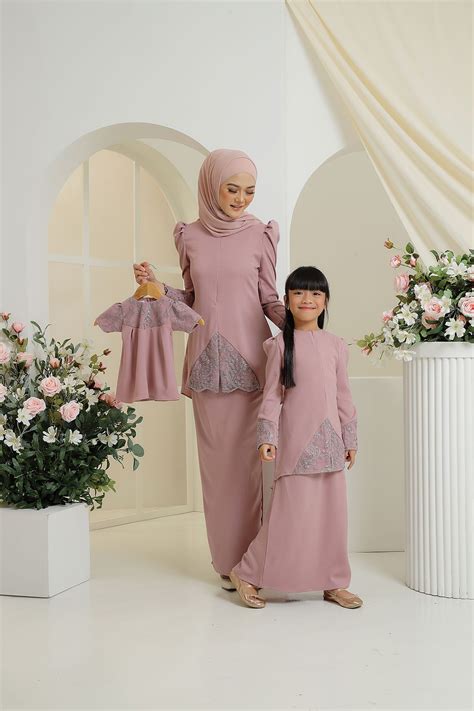 Orkid Kebaya Dewasa Dusty Purple Albiesta