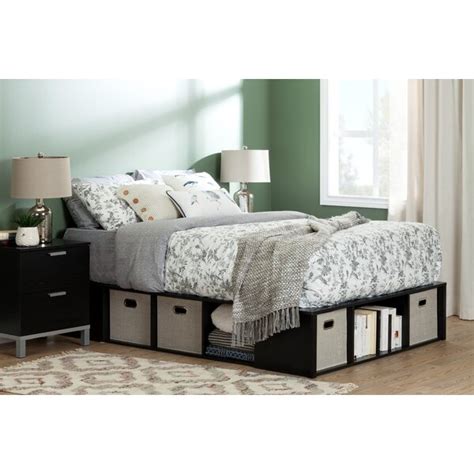 South Shore Flexible Storage Platform Bed And Reviews Wayfair