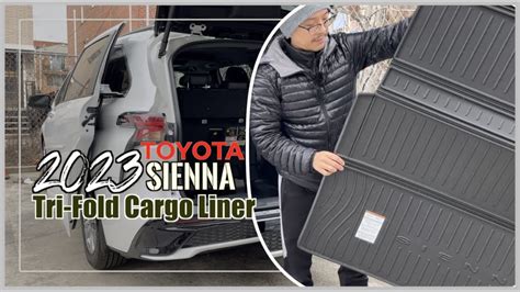 2023 Sienna Tri Fold Cargo Liner Review YouTube