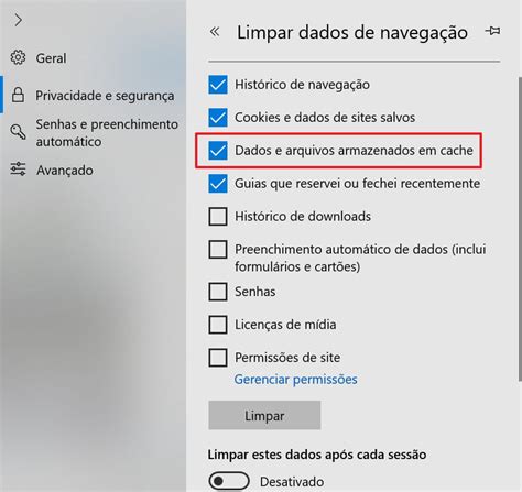 Como Limpar O Cache Do Microsoft Edge Ccm