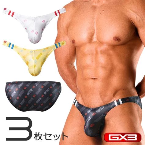 Pakk กางเกงในชาย men s underwear สงฟร GX GROOVE ULTRA V BIKINI กางเกงในชาย บกนชาย เกงใน