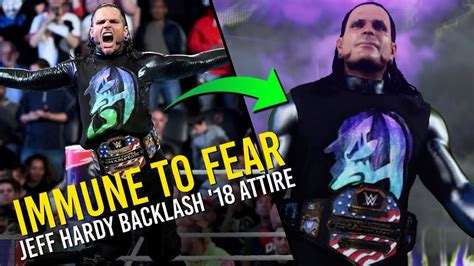 Wwe K Jeff Hardy Backlash Immune To Fear Attire Ps Youtube