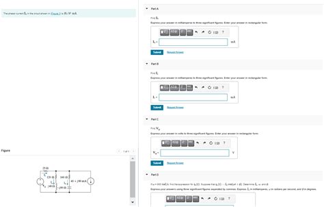 Solved The Phasor Current Ia In The Circuit Shown In Figure Chegg