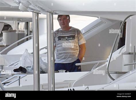 Russian Magnate Alexander Grinberg, owner of Marbella FC receives a ...