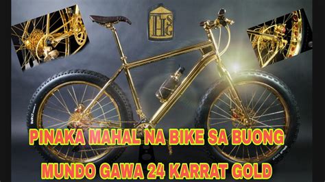 Pinakamahal Na Bike Sa Buong Mundo Gawa Sa 24 Karrat Gold YouTube