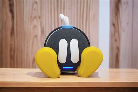 Suporte Amazon Alexa Echo Dot Bob Omb Super Mario Bros