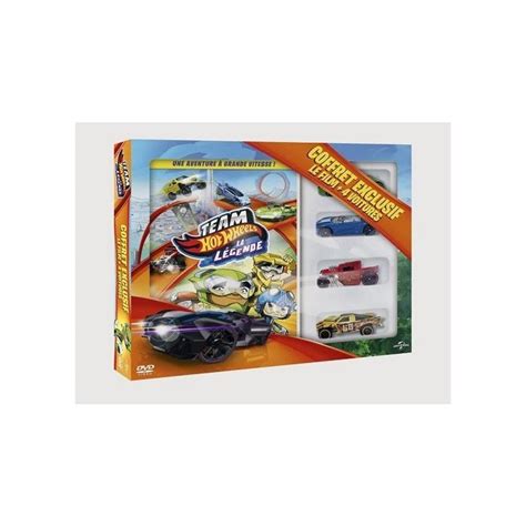 Team hot Wheels La légende COFFRET DVD VOITURES NEUF