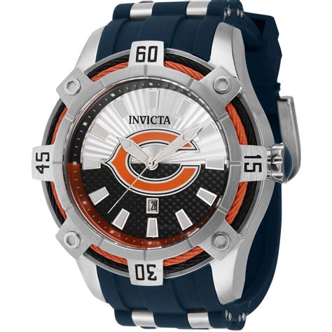 Invicta NFL Chicago Bears Quartz Blue Dial Men S Watch 42065