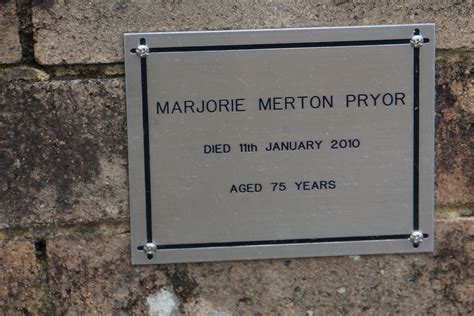 Marjorie Merton Brown Pryor 1935 2010 Find A Grave Memorial