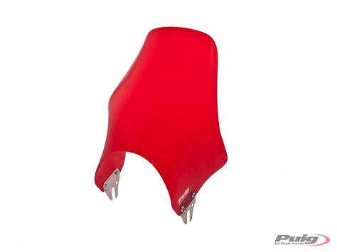 PLEXI ŠTÍT MODEL NAKED SUZUKI BANDIT GSF BARVA ČERVENÁ NAKED