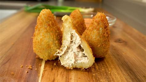 How To Make Crispy Cheesy Coxinha Dumplings Brazilian Chicken