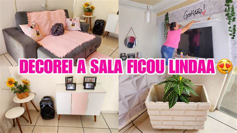 Faxinei E Decorei A Sala As Comprinhas Fofas Ficou Lindaa Youtube