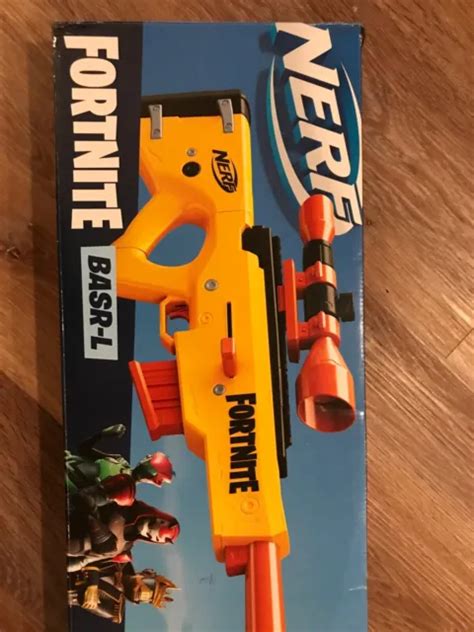 Nerf Fortnite Basr L Bolt Action Clip Fed Blaster Removable Scope Gun New Nib 5385 Picclick Ca