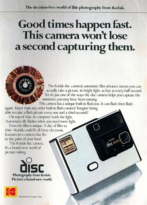 The Kodak Disc Camera Debuted In 1982 But Couldnt Live Up To Its
