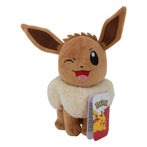 Pokémon Eevee Winking Plush Figure 20cm Preorder Merchoid