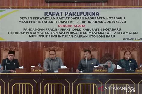 Tim Kajian Pemekaran Kambatang Lima Dianggarkan Apbd P Antara News