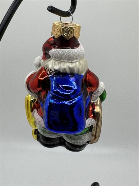 Vintage Santa Blown Glass Christmas Tree Ornament Ebay