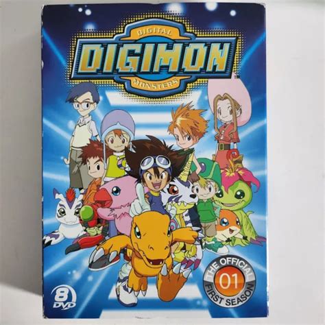 Digimon Digital Monsters The Official First Season Dvd Disc Set Used