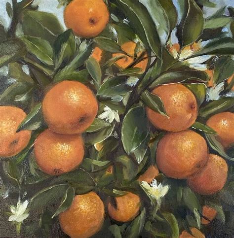 Oranges Orangen No 200804 Painting By Sabine Schramm Saatchi Art