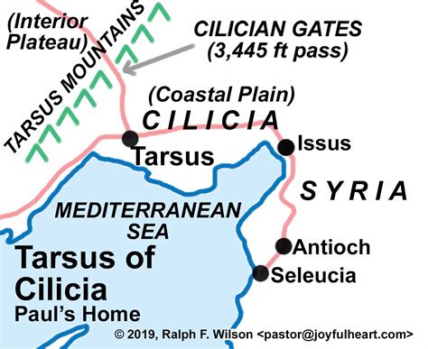 Apostle Paul - Maps of His Journeys