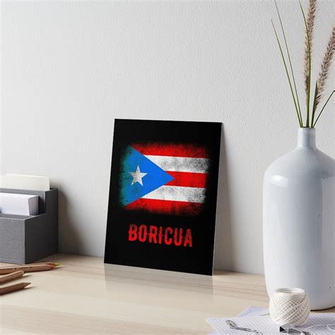 Puerto Rico Flag Boricua Nuyorican Puerto Rican T Shirt Art Board Print By Thelariat Redbubble