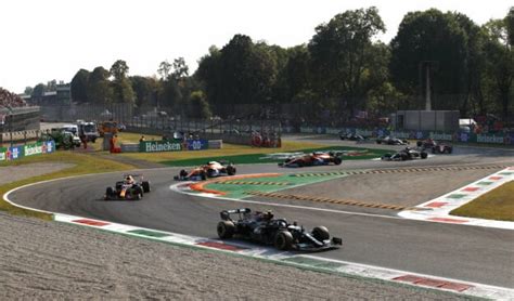 F1 Starting Grid 2021 Italian Grand Prix Race At Monza