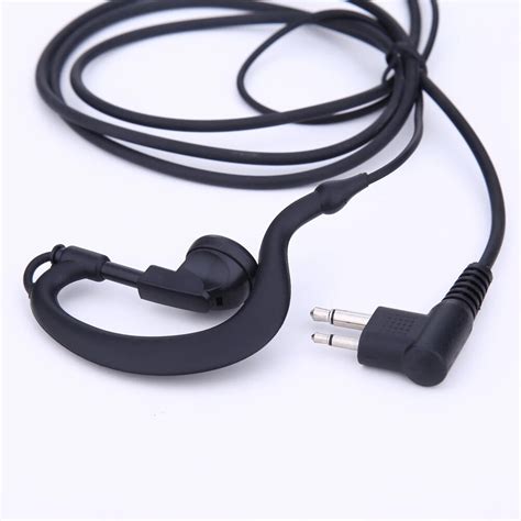 2 Pin Earpiece Headset PTT Mic For Motorola CB Radio CP88 CP040 CP100