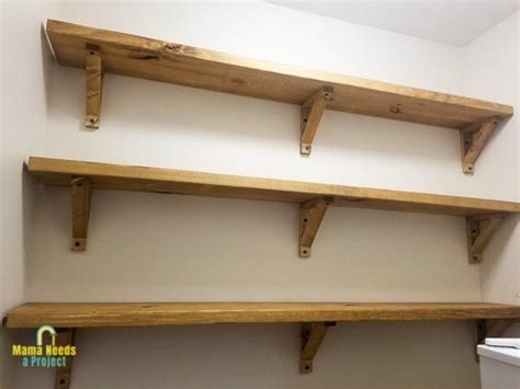 Diy Wood Shelf Brackets For Open Shelving Mama Needs A Project Build