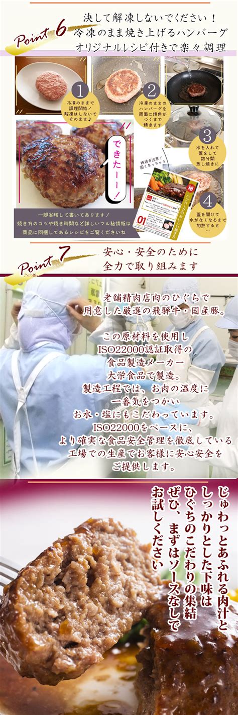 【楽天市場】【12月31日まで出荷可】飛騨牛入 安福ハンバーグ 120g×6ヶ 送料無料 レシピ付 肉 牛 肉 ギフト ハンバーグ 黒毛和牛