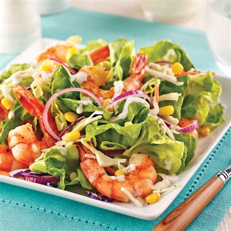 Salade Ranch Aux Crevettes Et Maïs 5 Ingredients 15 Minutes