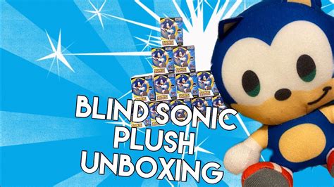 Sonic Collectible Plush Blind Box Unboxing Youtube