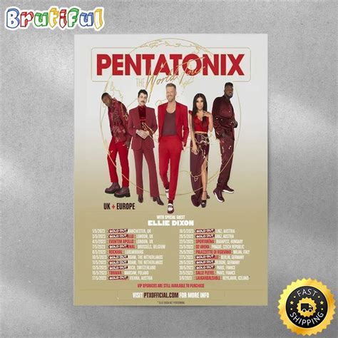 Pentatonix The World Tour 2023 World Tour 2023 Poster