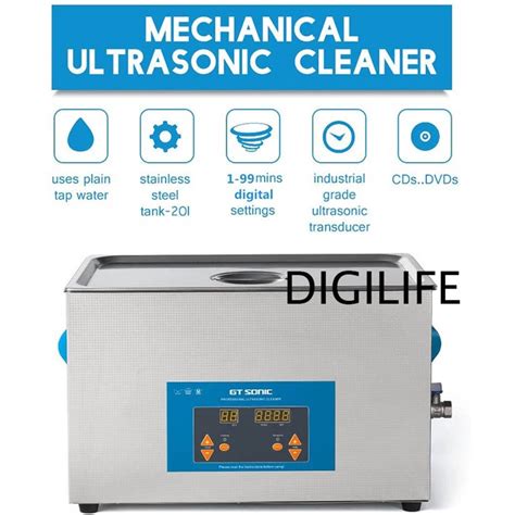 Jual Ultrasonic Cleaner Liter Gt Sonic L Digital Cleanser